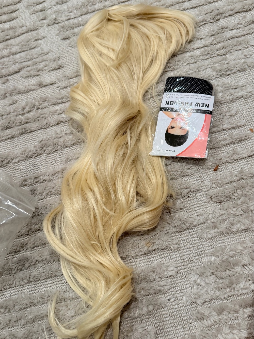Blonde wig Extension - Light Blonde